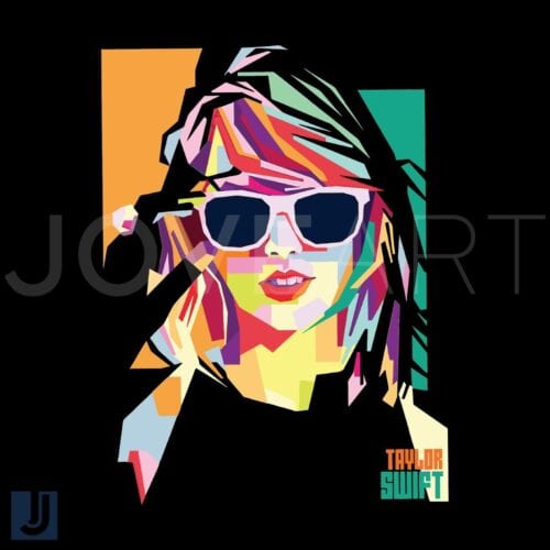 Swift Wears Glasses SVG Vintage Taylor Era Tour Graphic File