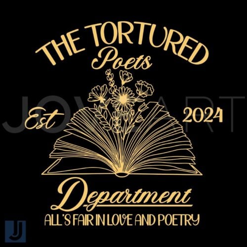 Swiftie Concert SVG The Tortured Poets Department Design