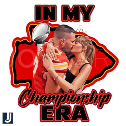 Taylor Swift Travis Kelce Chiefs PNG My Championship Era