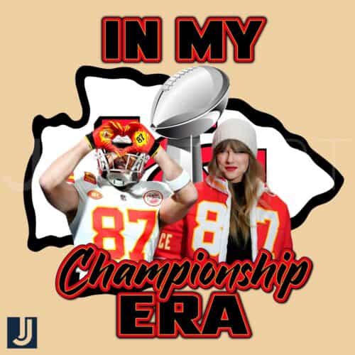 Taylor Swift Travis Kelce Chiefs PNG My Championship Era