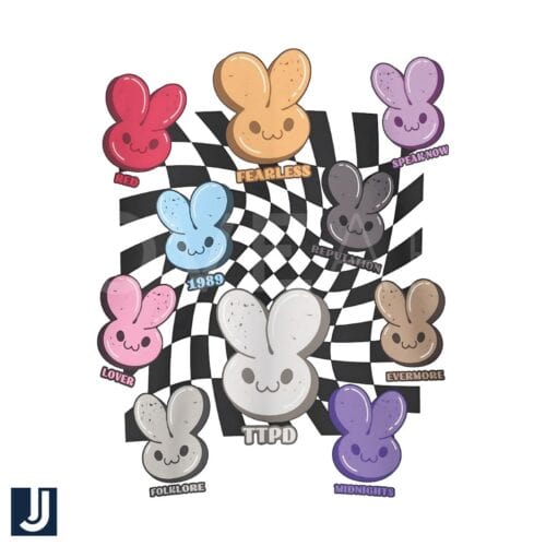 Taylor Swiftie Bunny Era Tour Albums PNG