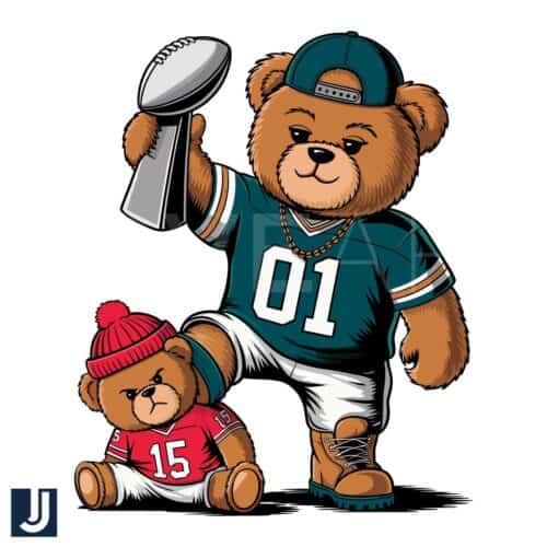 Teddy Philadelphia Eagles Super Bowl Champions SVG PNG