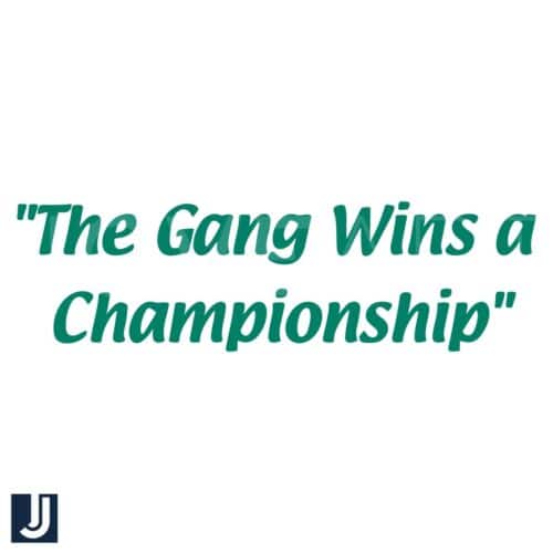 The Gang Wins a Championship Philadelphia Eagles SVG