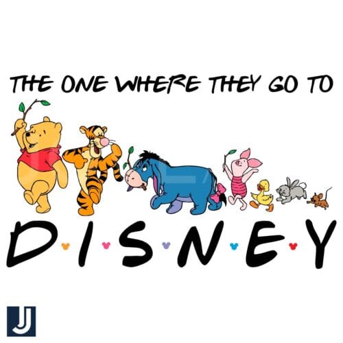 The One Where They Go to Disney Winnie Pooh PNG