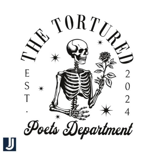 The Tortured Skeleton SVG Poets Department File Design