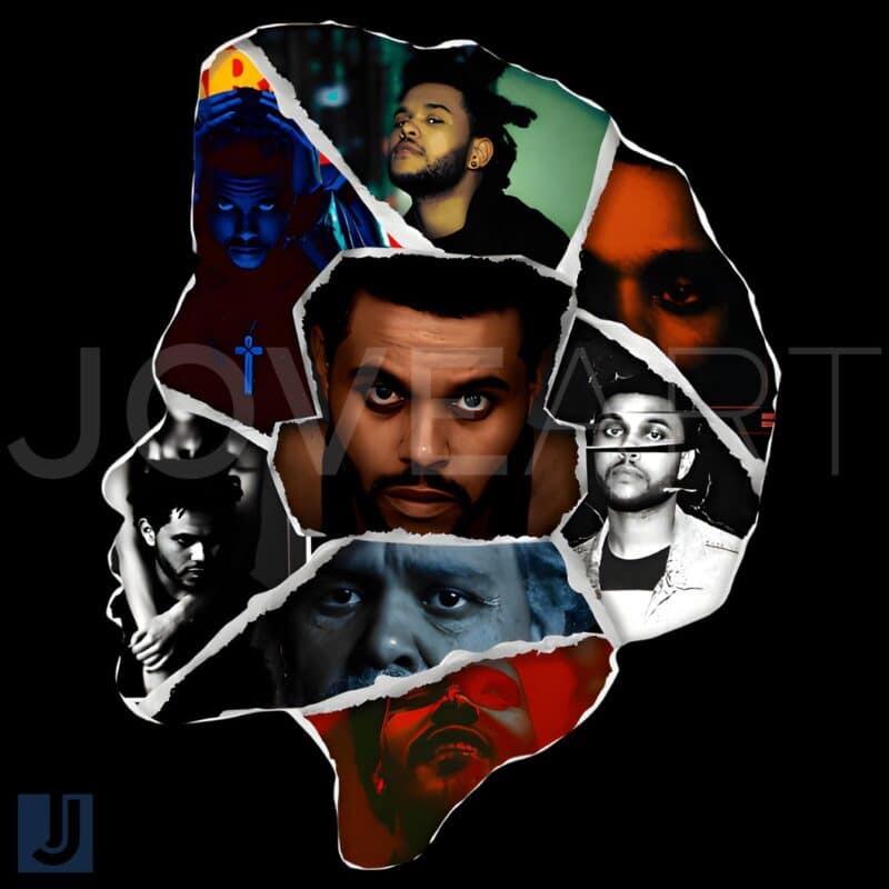 The Weeknd Album Covers Head PNG