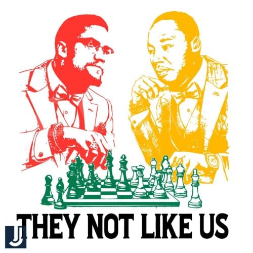 They Not Like Us Martin Luther King Jr And Malcolm X SVG