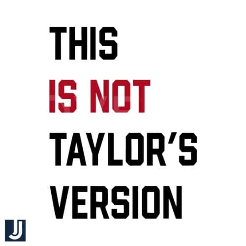 This Is Not Taylors Swiftie Version SVG Design