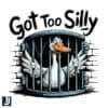 Too Silly Funny Goose Jail PNG for Laughs