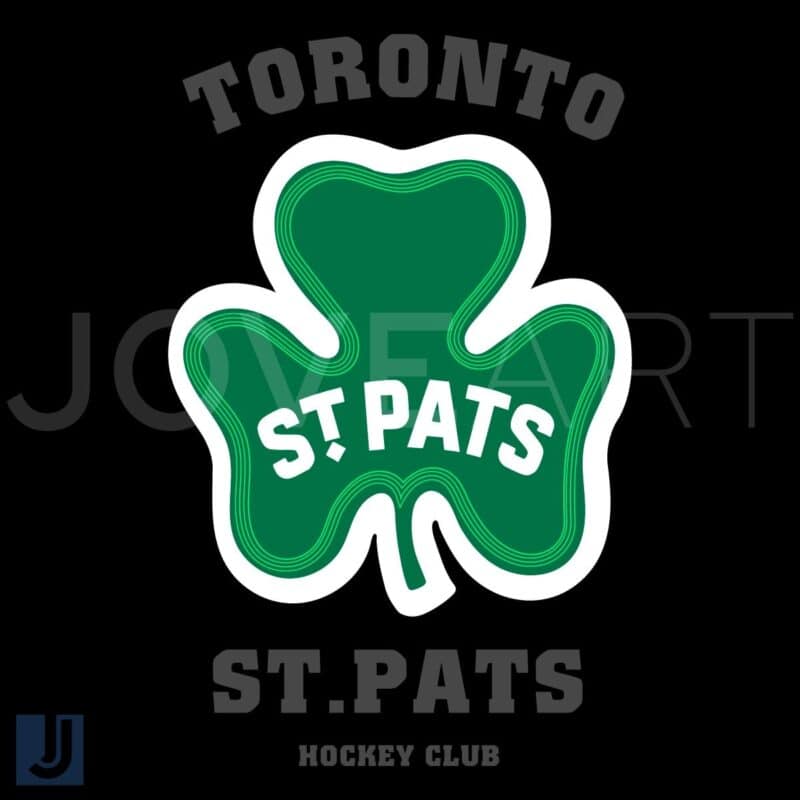 Toronto St Patricks Hockey Club Lucky Cover SVG Design