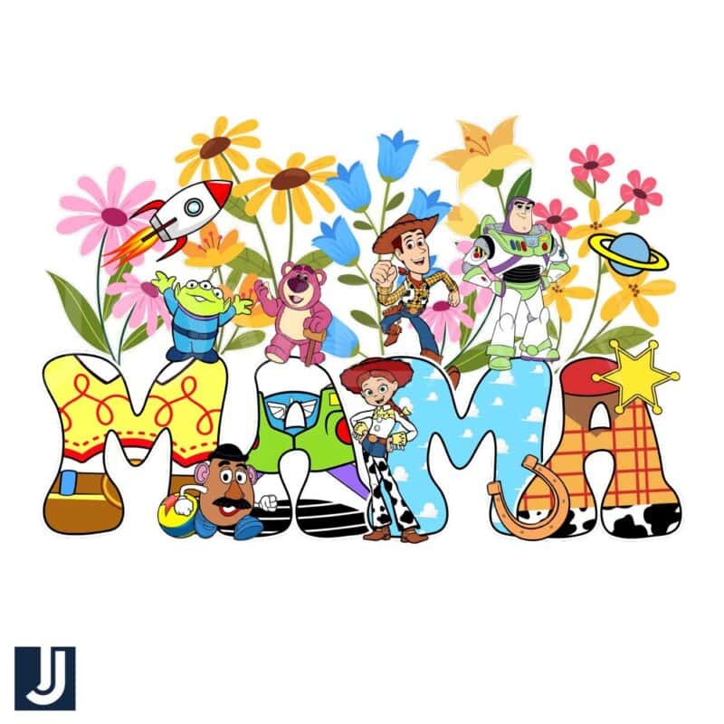 Toy Story Mama Flower PNG Perfect Gift for Mom