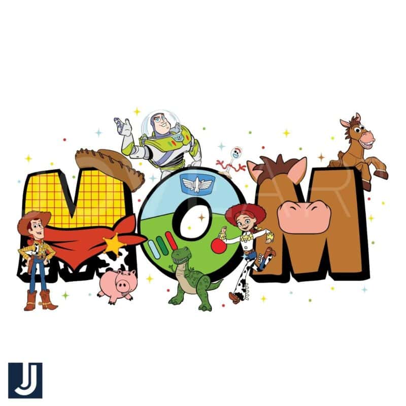 Toy Story Mom PNG Cute Mothers Day Cartoon Design