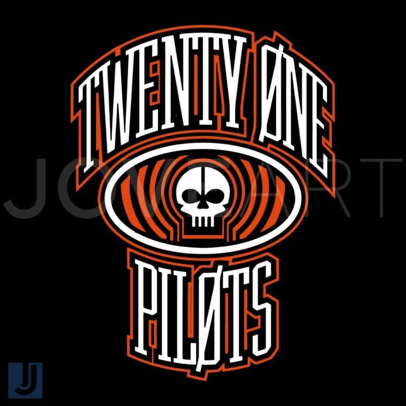 Twenty One Pilots Biker SVG Design