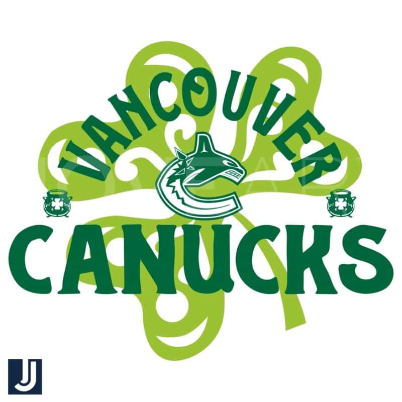 Vancouver Canucks St Patricks Day Shamrock SVG Richmond Theme