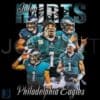 Vintage 90s Jalen Hurts Eagles Football Champions PNG