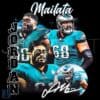 Vintage 90s Jordan Mailata Philadelphia Eagles Football PNG