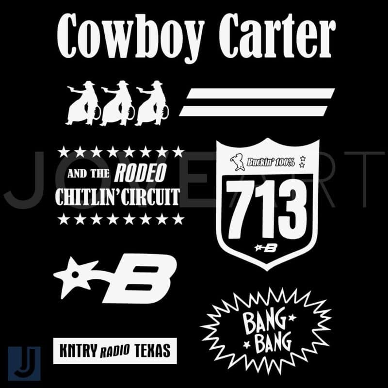 Vintage Beyoncé Cowboy Carter Rodeo Chitlin Circuit SVG