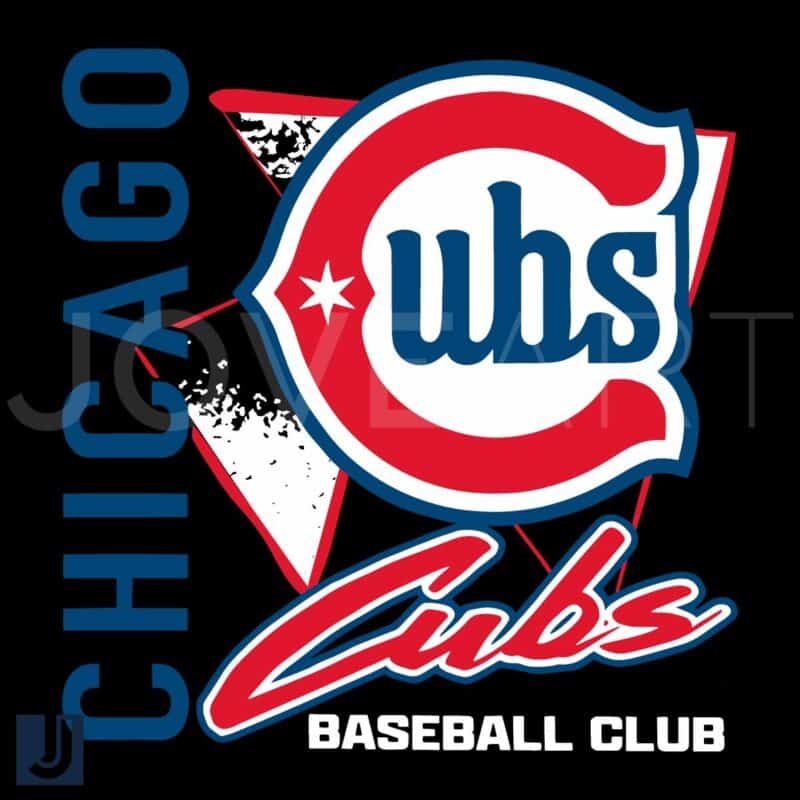 Vintage Chicago Cubs Logo SVG Classic Baseball Club Design