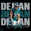 Vintage Cooper DeJean 33 Philadelphia Eagles Football PNG
