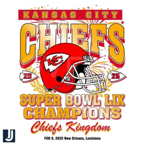 Vintage Kansas City Chiefs Super Bowl 2025 Champions SVG