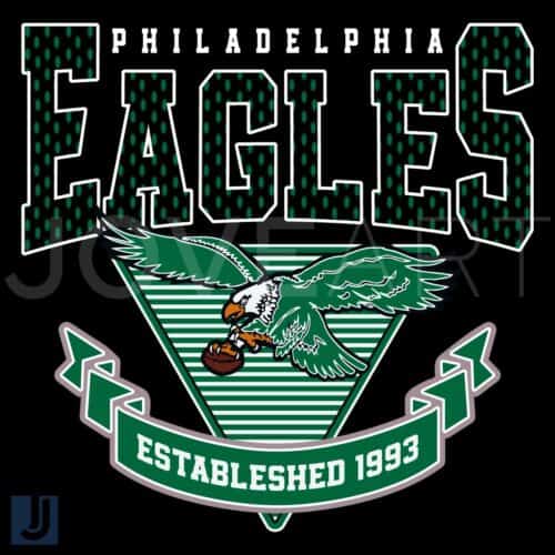 Vintage Philadelphia Eagles Logo SVG Retro Style Since 1933