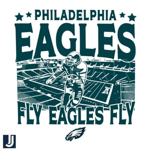 Vintage Philadelphia Eagles SVG Fly Eagles Fly Design