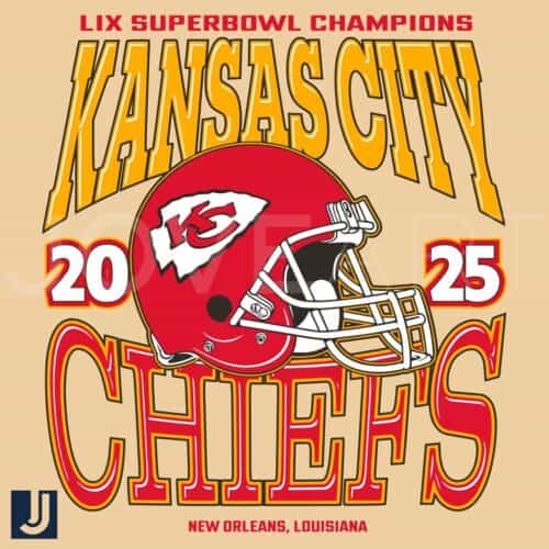 Vintage Super Bowl LIX Champions 2025 Chiefs SVG PNG