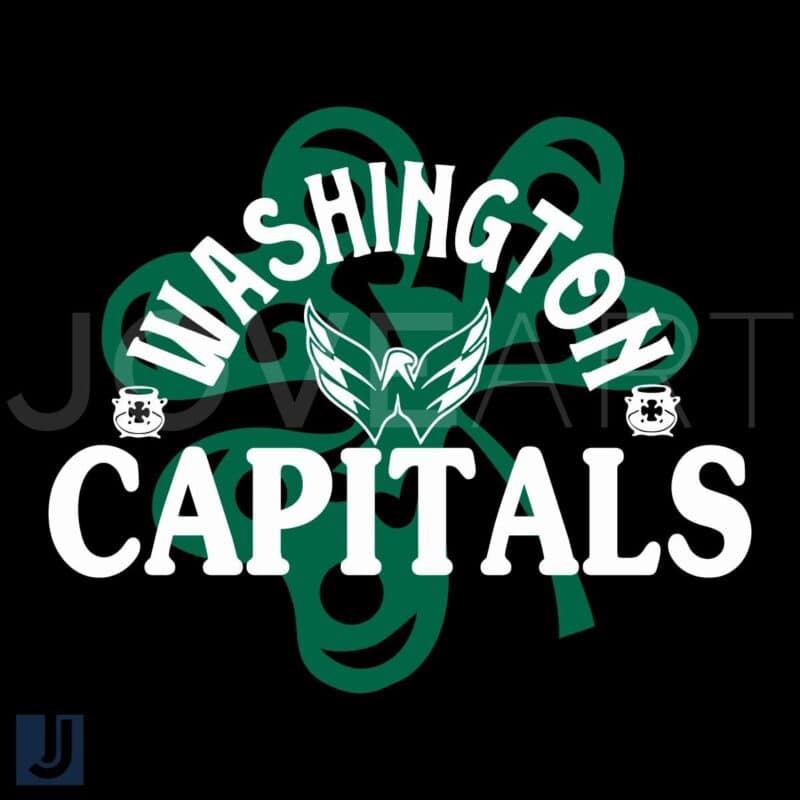 Washington Capitals St Patricks Day Shamrock SVG Richmond