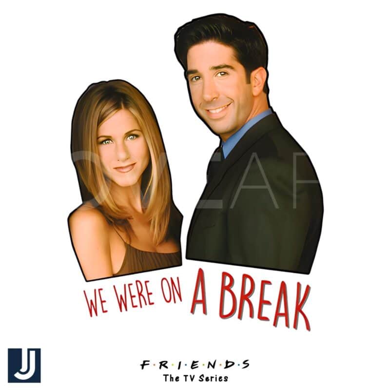 We Were on a Break Ross Rachel Friends TV Series PNG