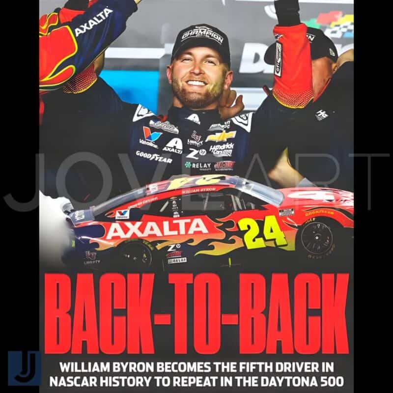 William Byron BacktoBack Daytona 500 Victory SVGPNG