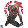 2000 AD Mean Machine Certified Maniac PNG Image