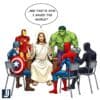 And Thats How I Saved the World Jesus PNG Design