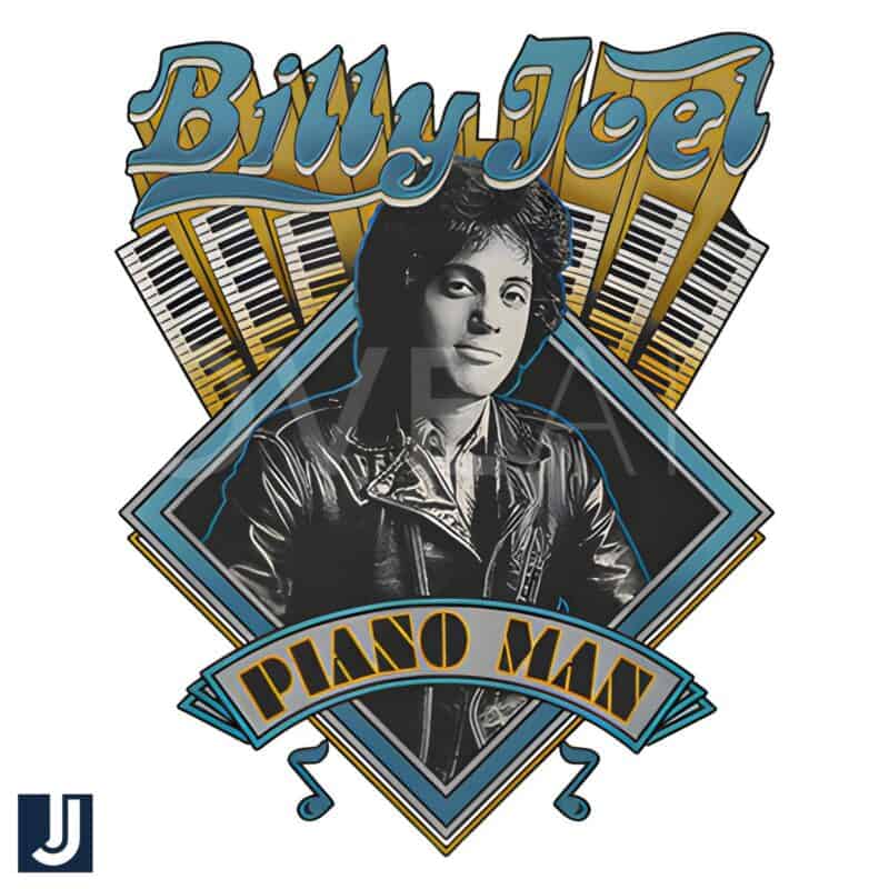 Billy Joel Piano Man Hughie The Boys PNG Design