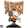 Charlie Brown San Francisco Baseball SVG Design
