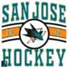 Classic 1991 San Jose Sharks Hockey Logo SVG