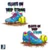 Cleats On Drip Bold Strong Softball PNG
