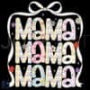 Coquette Mama Bow PNG Checkered Charm in Comfort Colors