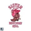 Cowgirl Boots Sister Of The Birthday Girl PNG