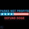 Defund Doge SVG Parks Over Profits