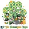Disney Let the Shenanigans Begin Shamrock Checkered PNG