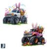 Egg Hunting Trator EASTER Day PNG