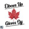 Elbows Up Gloves Off Maple Leaf SVG Proudly Canadian