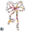 Floral Coquette Bow PNG Strength Honor in Every Stitch