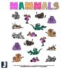 Fun Mammals Party Animal SVG Design