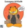 Funny Garfield Lasagna Al Gaib Cat PNG