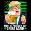 Funny Irish Trump PNG Make St Patricks Day Great Again