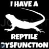 Funny Reptile Dysfunction Lizard Silhouette SVG Design