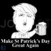 Funny St Patricks Day Donald Trump Parody MAGA PNG Design