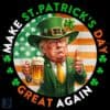 Funny Trump Shamrock Flag PNG Make St Patricks Day Great