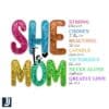 Glitter Retro Shes a Strong Chosen Beautiful Mom PNG